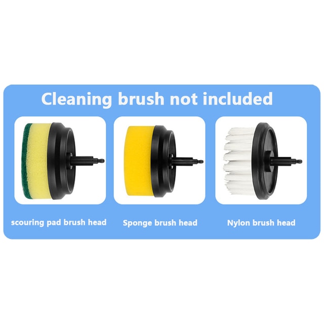 Power Spin Cordless Scrubber: The Ultimate Home Deep Cleaning Tool (3 Brush Heads Cleaner Multifunctional)