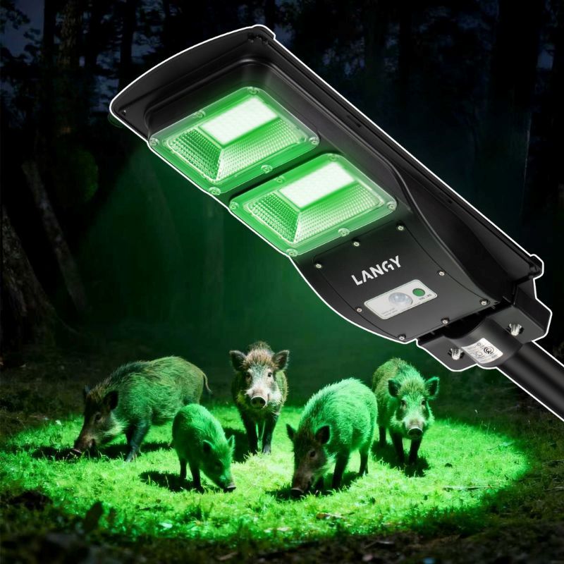 StealthScope Pro: 12,000 lumen Solar Green Feeder Light